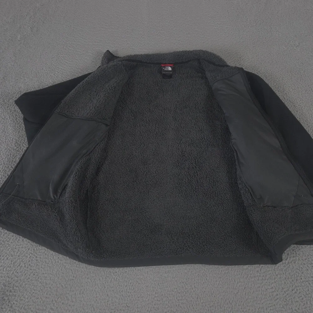The‎ North Face Jacket Mens L Black Chimborazo Full Zip Sherpa Lined Fleece